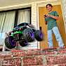 Monster Jam Smash & Bash Grave Digger fjernstyret legetøjsbil