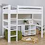 Hoppekids ECO Luxury højseng 90x200 cm med stige - hvid