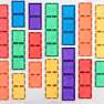 Connetix Ractangle Pack magnetsæt 18 dele - Rainbow