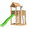 Jungle Gym Mansion 2.1 legetårn komplet inkl. grøn rutsjebane