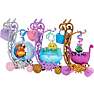 Disney Princess Rapunzel dyrevenner vogn - flere varianter - assorteret
