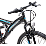 Puch firestorm børnecykel 7 gear 26" - sort/blå