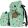 Danpen junior Sallys far skoletaske - pastel