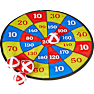 SpinOut Dartspil i velcro