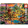 Dinosaurernes land puslespil - 1000 brikker