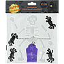 Halloween vindues klistermærker - flere varianter - assorteret