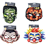Halloween halvmaske - flere varianter - assorteret