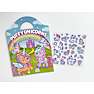 Puffy Stickers landskab - Unicorn