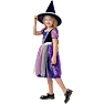 Halloween violet hekse kostume str. 116