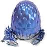 CrystaLynx Dragon krystalæg - flere varianter - assorteret