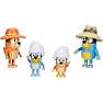 Bluey figurer familie telt-tur 4-pak