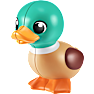 Eggy wawa bath time - large- assorteret
