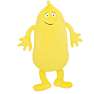 Babblarna Bibbi bamse - gul