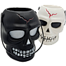 Halloween Trick or Treat spand med kranie H: 16 cm - flere varianter - assorteret
