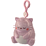 Pembe Squishy Friends nøgleringe 9 cm