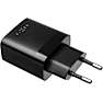 Fixed Dual USB rejseoplader 17 W - sort