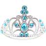 Crystal Dream Dress Up sæt - blå prinsesse