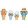Bluey figurer familie telt-tur 4-pak