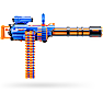 X-Shot Insanity motoriseret Rage Fire blaster med 72 pile