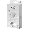 X2O 20W hjemmeladersæt USB-C med 1,2 m kabel GaN - Hvid