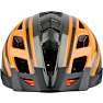 SCO cykelhjelm med lys - orange/sort