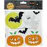 Halloween vindues klistermærker - flere varianter - assorteret