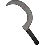 Halloween stor kniv L: 45 cm - flere varianter - assorteret