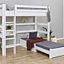 Hoppekids ECO Luxury MEGA-seng 90x200 cm - hvid