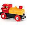 BRIO 33594 Batteridrevet tovejs lokomotiv, rødt/gult