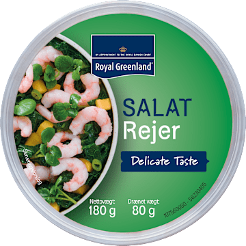 Rejer i lage eller røget laks 