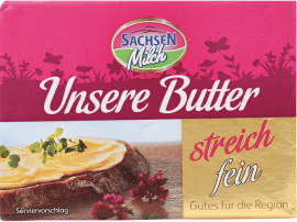 SACHSENMILCH  UNSERE BUTTER