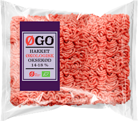 ØGO økologisk hakket oksekød 14-18%
