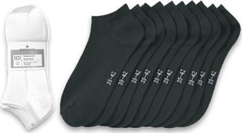 BODYGUIDE 10 Paar Sneakersocken
