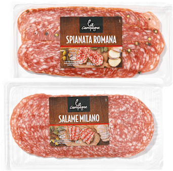 la campagna Salami Milano oder Spianata Romana
