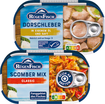 Rügen Fisch Scomber Mix/Dorschleber