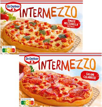 Dr.Oetker Intermezzo Tomate Mozzarella mit Pesto/Salami Calabrese