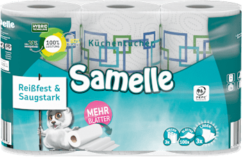 Samelle Küchhentücher 3-lagig