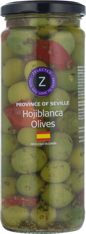 Zelected oliven