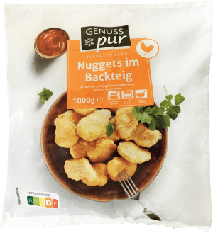 GENUSS pur Nuggets im Backteig