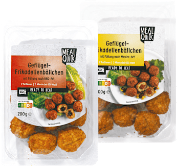 MEAL QUiCK Geflügel-Frikadellenbällchen