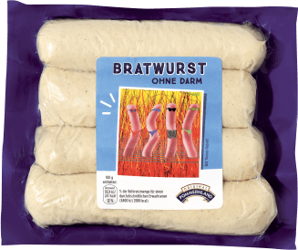 Pommernland Bratwurst ohne Darm