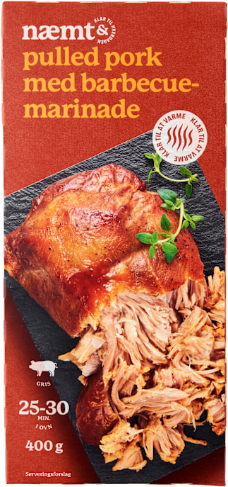 Næmt pulled pork eller chicken