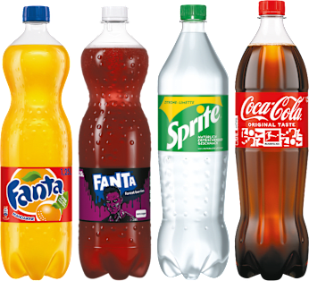 Coca-Cola, Fanta, Sprite 