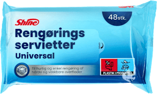 Shine rengøringsservietter universal
