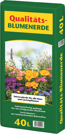 Qualitäts - Blumenerde