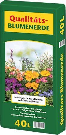 Qualitäts-Blumenerde