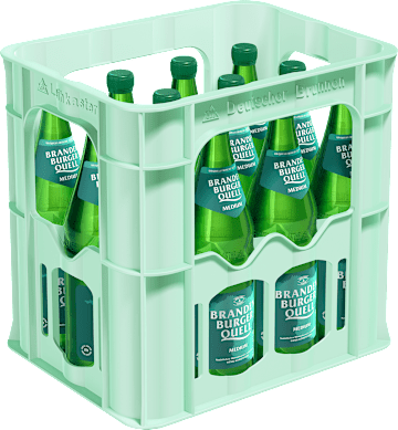 Brandenburger Quell Mineralwasser 12 Flaschen