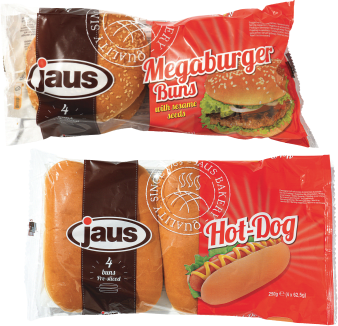 JAUS BURGER BUN o. HOT DOG BUN