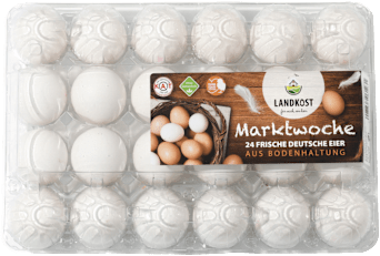 24er-Pack Eier Bodenhaltung Marktwoche