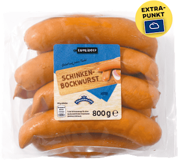 FARMLÄNDER  Schinkenbockwurst XXL